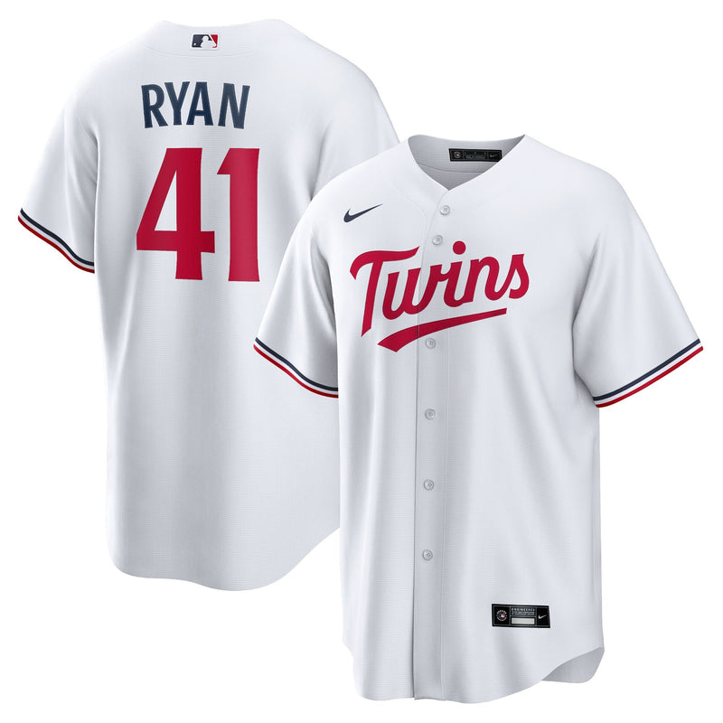 Minnesota Twins Joe Ryan White Home Replica Player Jersey