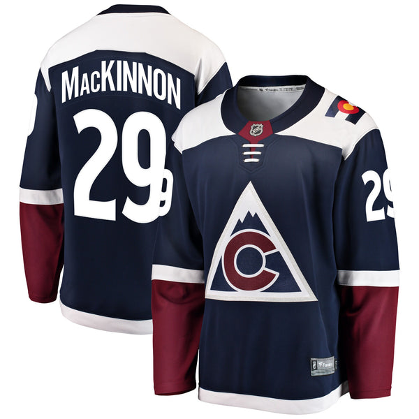 Colorado Avalanche Nathan MacKinnon Navy Breakaway Jersey