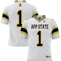 #1 Appalachian State Mountaineers GameDay Greats Endzone Football Jersey - White