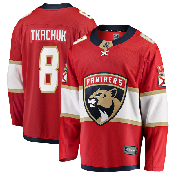 Florida Panthers Brady Tkachuk Red Home Breakaway Jersey