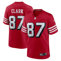 San Francisco 49ers Dwight Clark Scarlet Retired Player Alternate Game Jersey