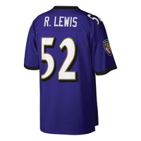 Baltimore Ravens Ray Lewis Purple Big & Tall 2000 Retired Player Replica Jersey