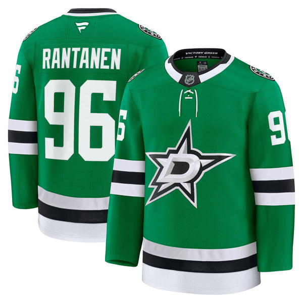 Dallas Stars Mikko Rantanen Kelly Green Home Premium Jersey