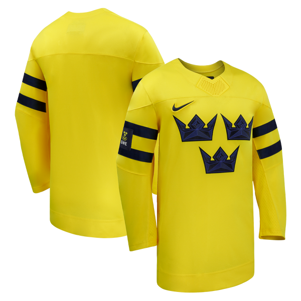 Sweden Hockey Yellow 2026 Away Replica Jersey