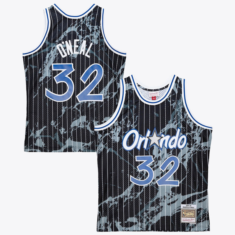 Orlando Magic Shaquille O'Neal 1994 Team Marble Swingman Jersey - Black