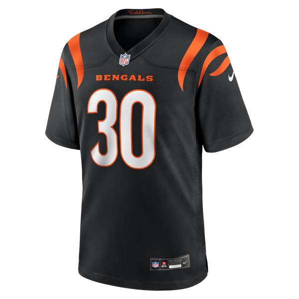 Cincinnati Bengals Chase Brown Black Team Game Jersey