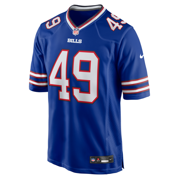 Buffalo Bills DaShaun White Royal Team Game Jersey