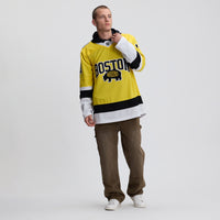 Boston Bruins Jeremy Swayman Gold 2026 NHL Stadium Series Premium Jersey