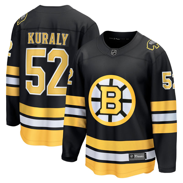 Boston Bruins Sean Kuraly Black Home Breakaway Player Jersey