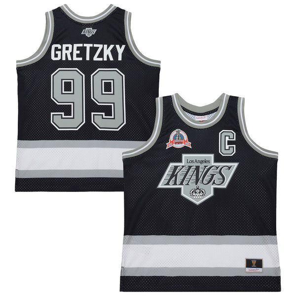 Los Angeles Kings Wayne Gretzky Black Maxxed Out Fashion Basketball Jersey