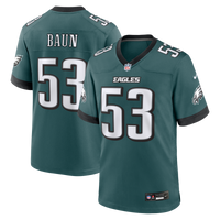 Philadelphia Eagles Zack Baun Midnight Green Team Game Jersey