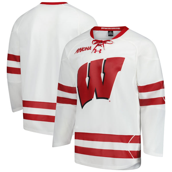Wisconsin Badgers Replica Hockey Jersey - White