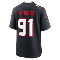 Houston Texans Folorunso Fatukasi Navy Team Game Jersey
