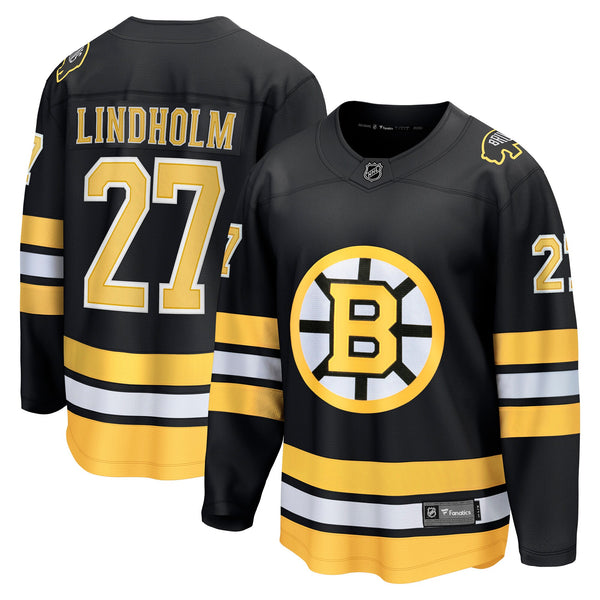 Boston Bruins Hampus Lindholm Black Home Breakaway Player Jersey
