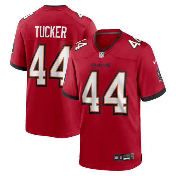 Tampa Bay Buccaneers Sean Tucker Red Game Jersey