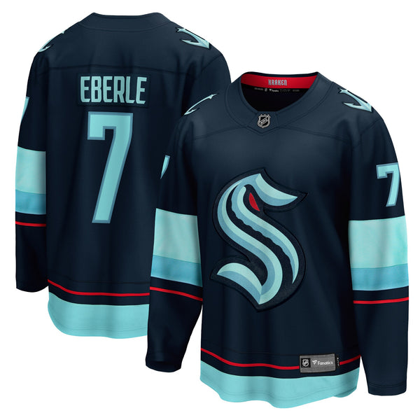 Seattle Kraken Jordan Eberle Navy Home Breakaway Player Jersey