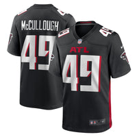 Atlanta Falcons Liam McCullough Black Team Game Jersey