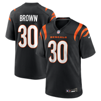 Cincinnati Bengals Chase Brown Black Team Game Jersey