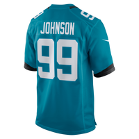 Jacksonville Jaguars Austin Johnson Teal Team Game Jersey
