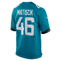 Jacksonville Jaguars Ross Matiscik Teal Game Jersey