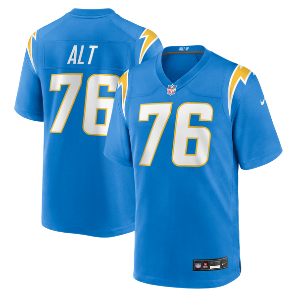 Los Angeles Chargers Joe Alt Powder Blue Player Game Jersey