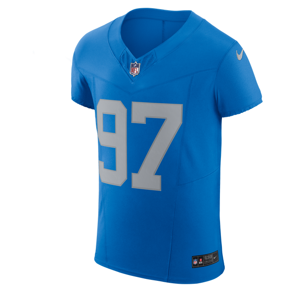 Detroit Lions Aidan Hutchinson Blue Alternate Vapor F.U.S.E. Elite Jersey