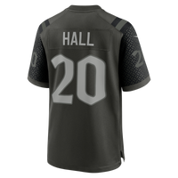 New York Jets Breece Hall Gotham Green 2025 Rivalries Collection Game Jersey