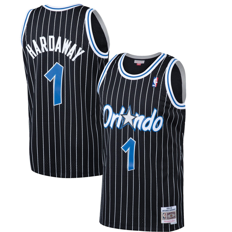 Penny Hardaway Black Orlando Magic 1994-95 Hardwood Classics Swingman Jersey
