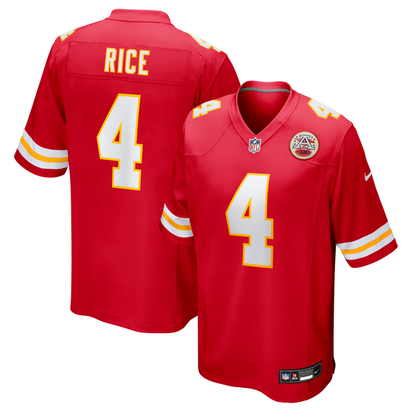 Kansas City Chiefs Rashee Rice Red Game Jersey