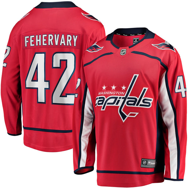Washington Capitals Martin Fehervary Red Home Breakaway Player Jersey