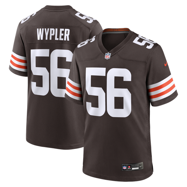 Cleveland Browns Luke Wypler Brown Team Game Jersey