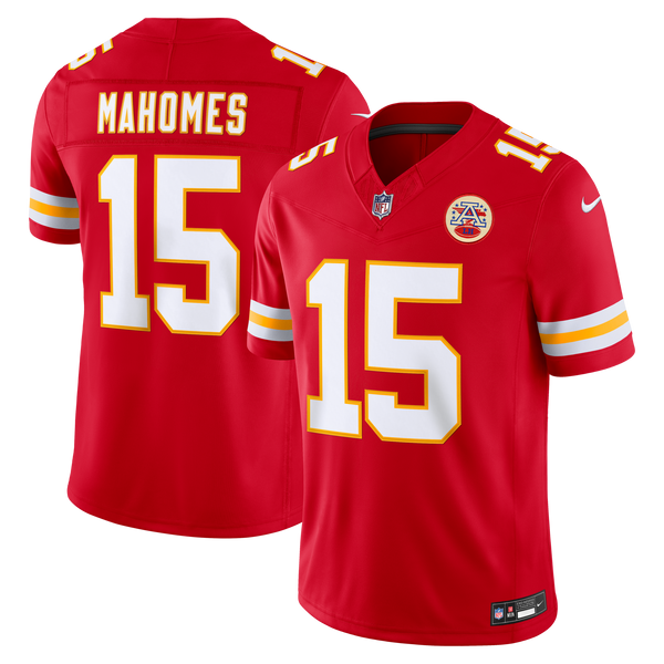 Kansas City Chiefs Patrick Mahomes Red Team Vapor F.U.S.E. Stitched Limited Jersey