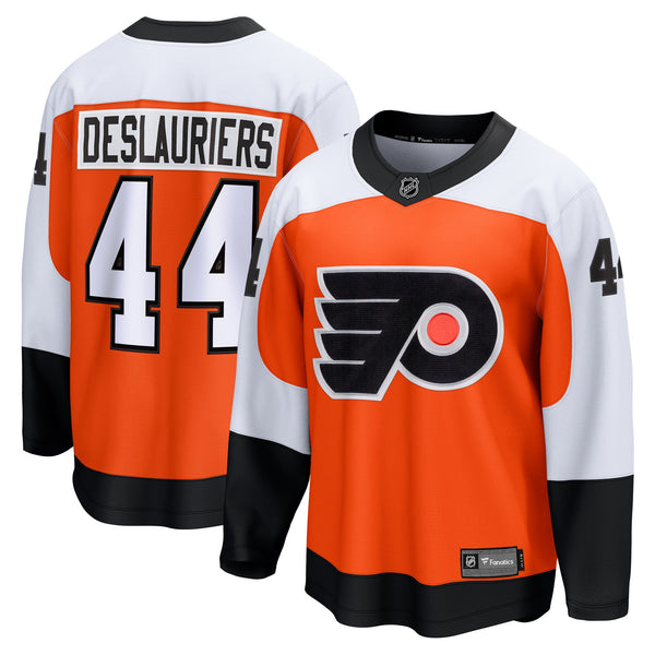 Philadelphia Flyers Nicolas Deslauriers Orange Home Breakaway Jersey