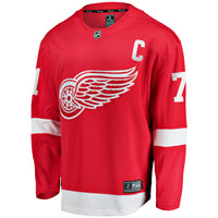 Detroit Red Wings Dylan Larkin Branded Red Captain Home Breakaway Jersey