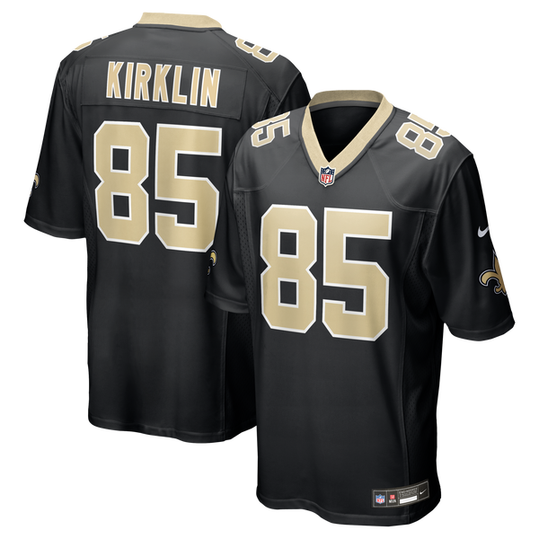 New Orleans Saints Jontre Kirklin Black Team Game Jersey