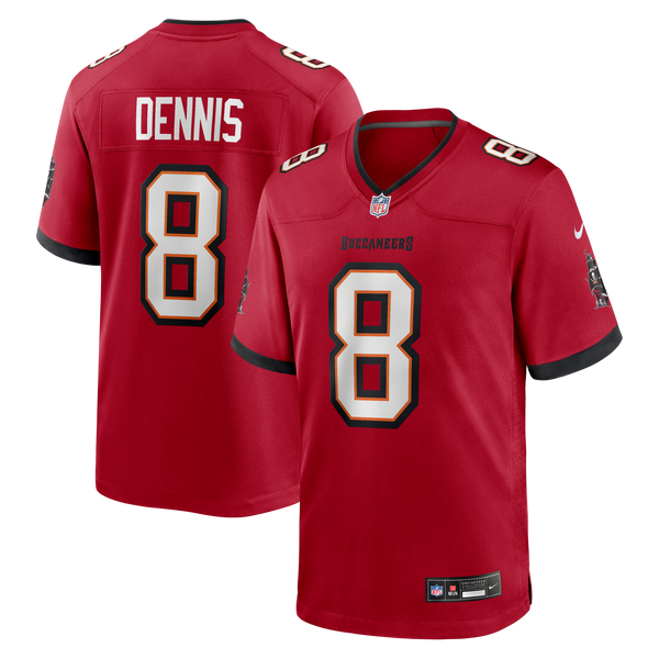 Tampa Bay Buccaneers SirVocea Dennis Red Game Jersey