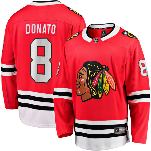 Chicago Blackhawks Ryan Donato Red Home Breakaway Jersey