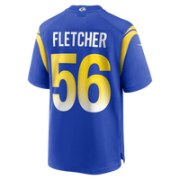 Los Angeles Rams London Fletcher Royal Game Retired Player Jersey