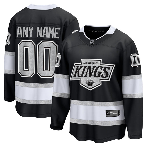 Los Angeles Kings Black Home Breakaway Custom Jersey