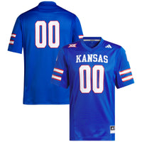 #00 Kansas Jayhawks Premier Football Jersey - Royal