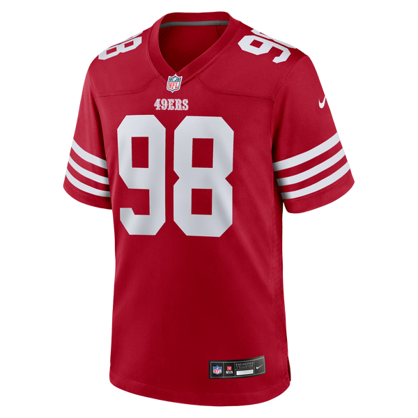 San Francisco 49ers Mykel Williams Scarlet Game Player Jersey