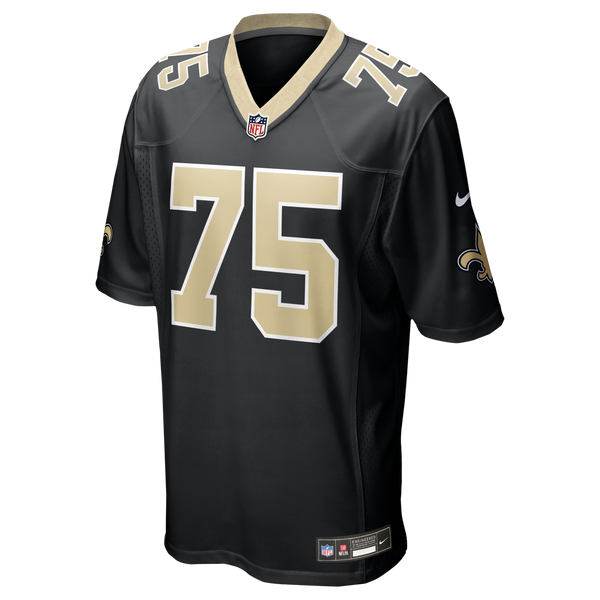 New Orleans Saints Taliese Fuaga Black Player Game Jersey