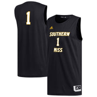 #1 Black Southern Miss Golden Eagles Replica Basketball Jersey