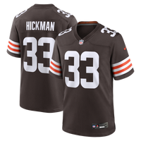 Cleveland Browns Ronnie Hickman Brown Team Game Jersey