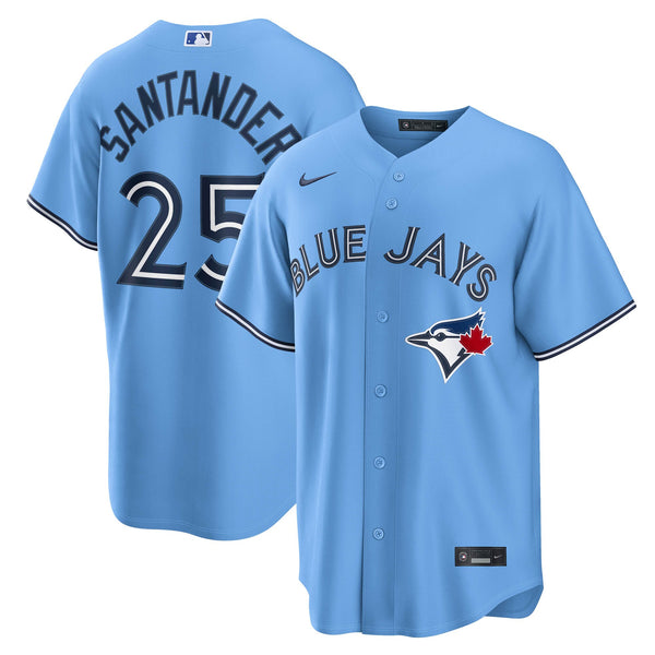 Toronto Blue Jays Anthony Santander Light Blue Alternate Replica Jersey