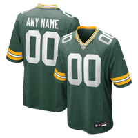 Green Bay Packers Green Custom Game Jersey