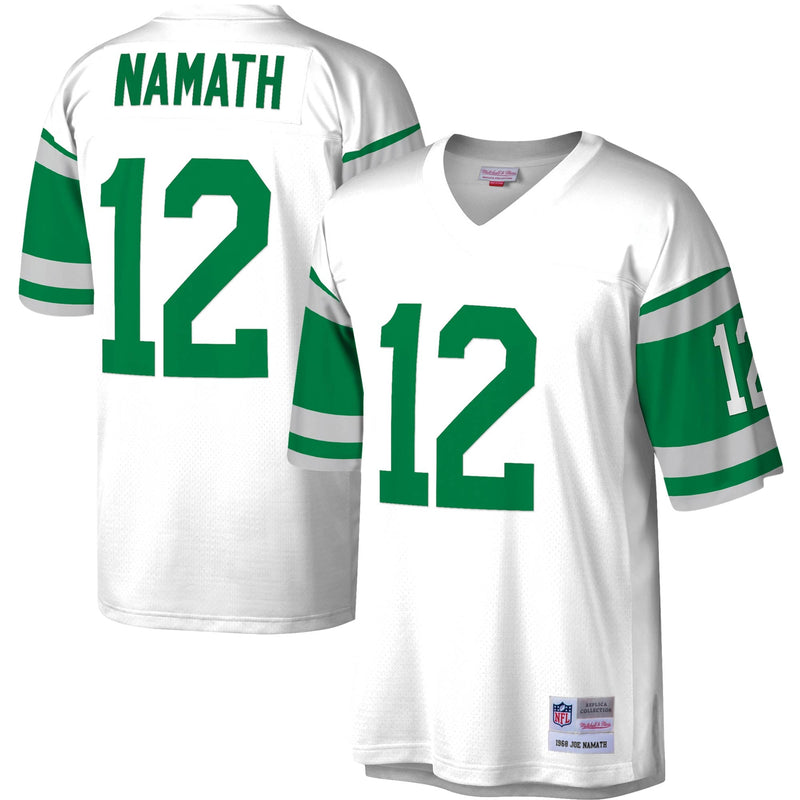 New York Jets Joe Namath White Legacy Replica Jersey