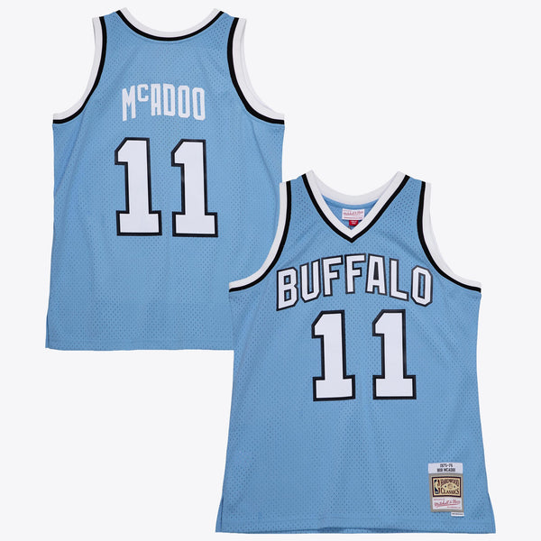 Buffalo Braves Bob McAdoo 1975 Dark Authentic Jersey - Columbia Blue