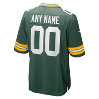 Green Bay Packers Green Custom Game Jersey