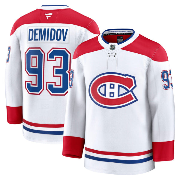 Montreal Canadiens Ivan Demidov White Away Premium Jersey
